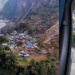 बूढीगण्डकी नदीमा आएको आस्मिक बाढीका कारण उत्तरी गोरखाको जगत गाउँ नाकाबन्दीमा